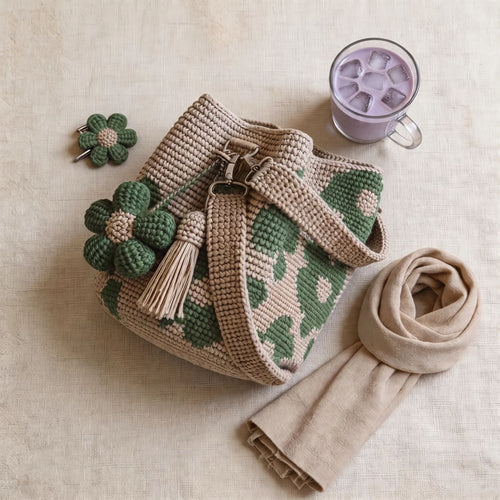 Crochet Flower Bags